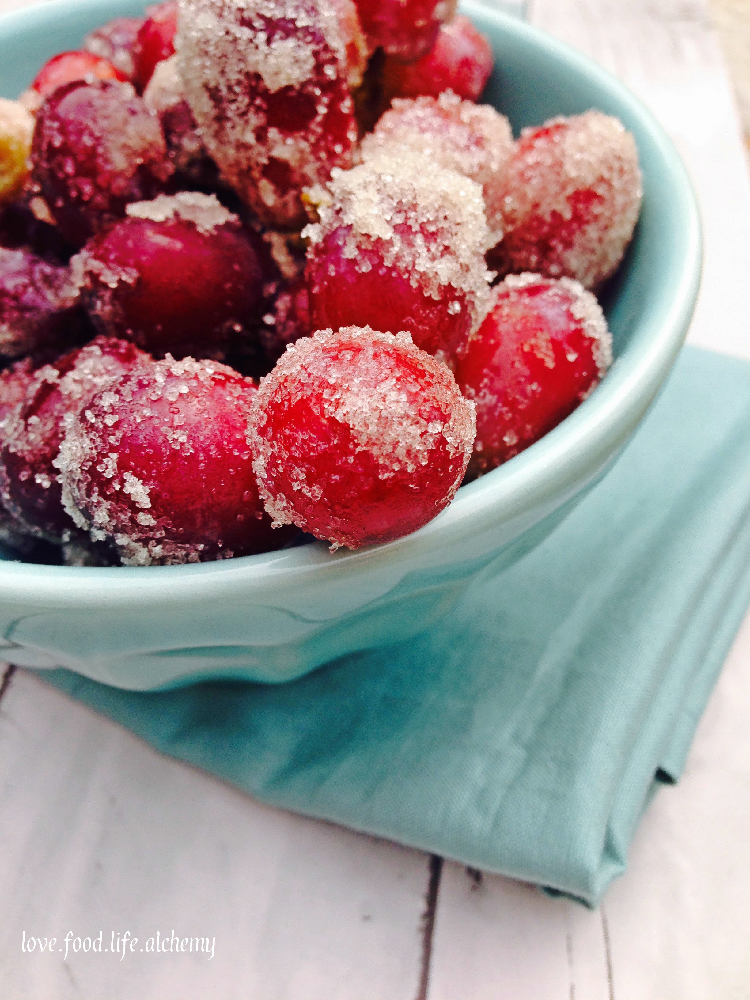 Sugar Frosted Grapes